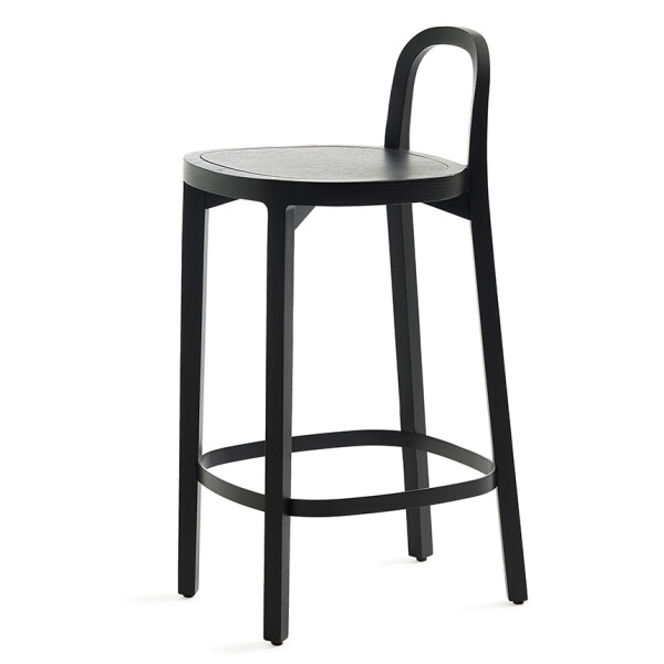 Woodnotes Siro bar stool black 65cm image