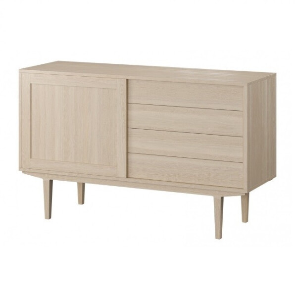 Caso furniture CASO 900 wood door senkki 130 cm valkotammi v2 image