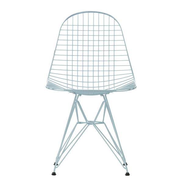 Vitra Wire Chair DKR Colours sky blue front image