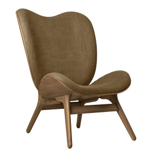 Umage A CONVERSATION PIECE TALL fåtölj, dark oak/sugar brown image