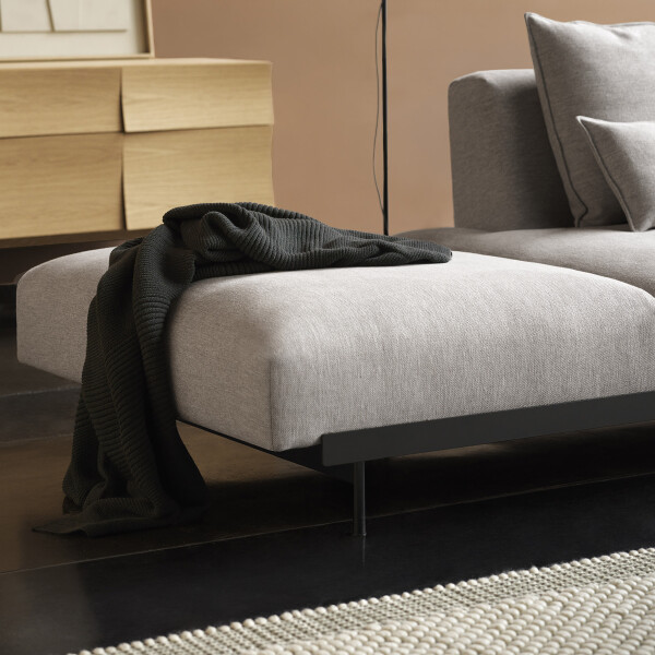 Muuto Pebble rug light grey side kuva