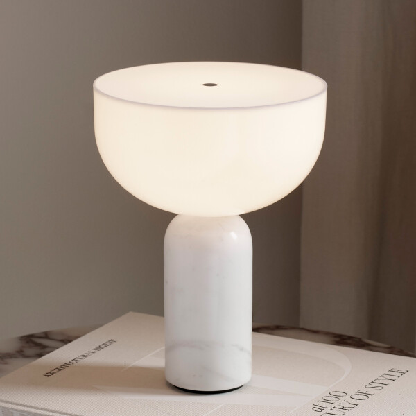 New Works Bedroom Kizu Portable Table Lamp White image