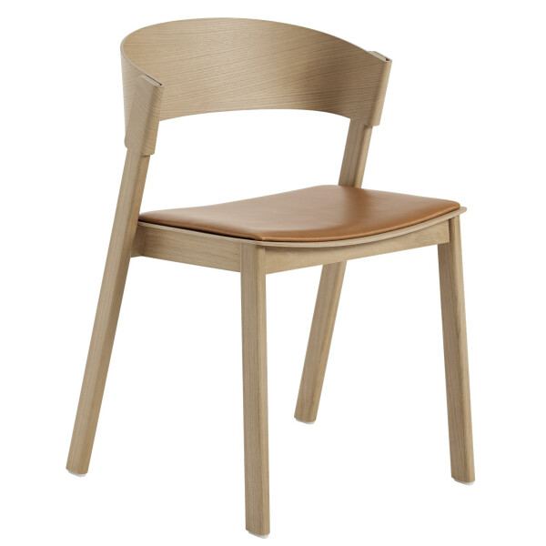 Muuto Cover side chair oak refine leather image