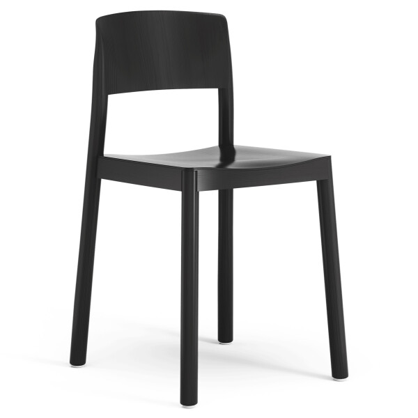 Swedese Grace Cafe Chair Ash Black lasered image