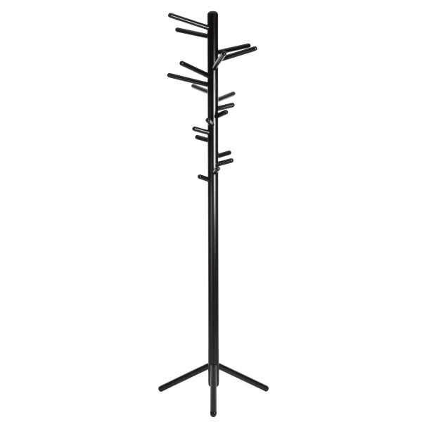 Clothes tree 160 black lacquer master kuva