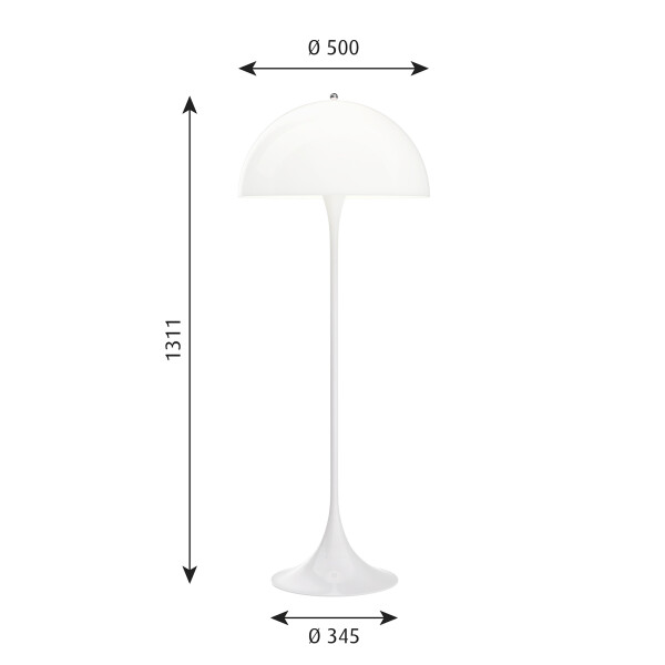 Panthella Floor size kuva