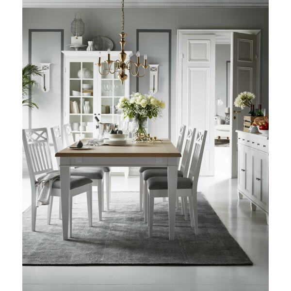 Lundbergs Möbler WILMA matala senkki vitivalkoinen image
