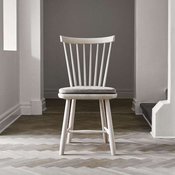 Stolab Lilla Aland chair white and seat cushion image