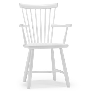 Stolab LILLA ÅLAND käsinojatuoli koivu, valkoinen kuva