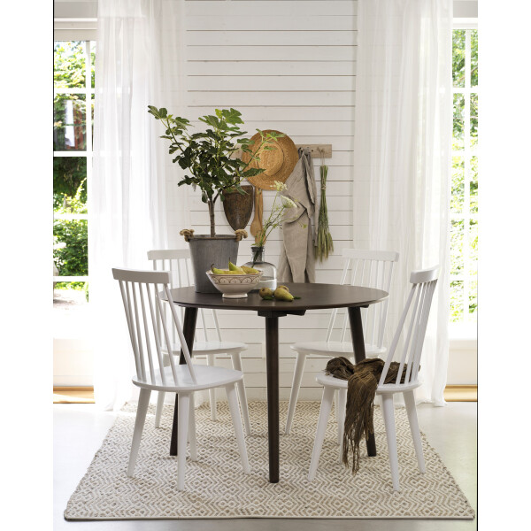 Rowico Lotta stol vit bord svart kuva