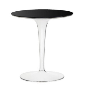 Kartell TIPTOP pöytä musta/transparent kuva
