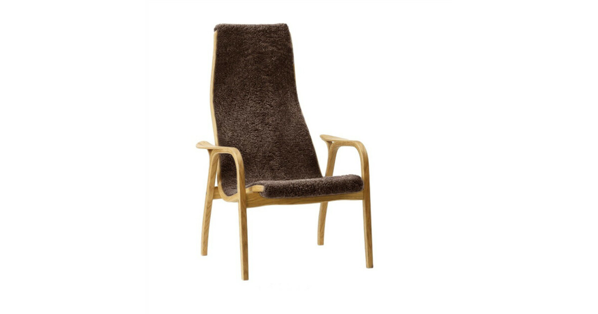 Swedese Lamino Nojatuoli Oljytty Tammi Espresso Lampaantalja Wilma Interior