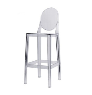Kartell ONE MORE baarituoli crystal kuva