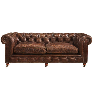 Artwood KENSINGTON sohva, leather vintage cigar kuva