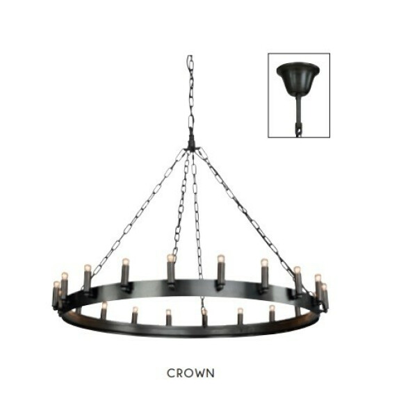 Artwood CROWN riippuvalaisin M antique iron image