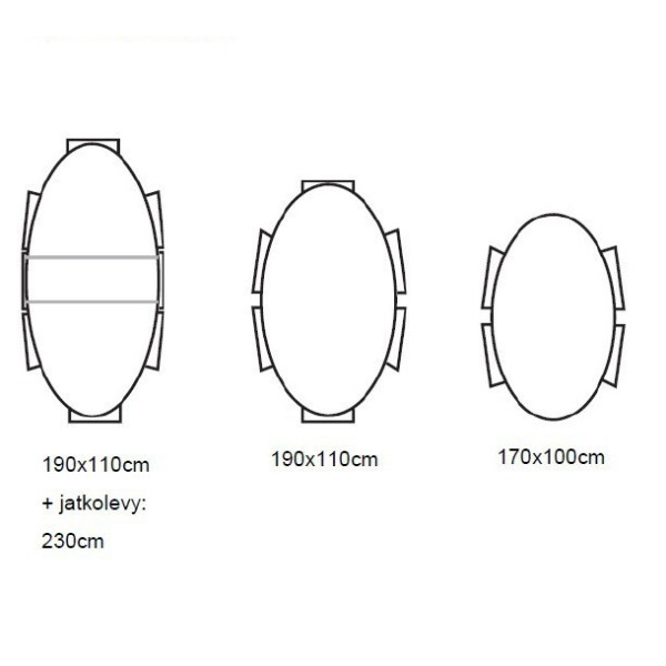 Lundbergs Mobler SAREK ovaali ruokapoyta image
