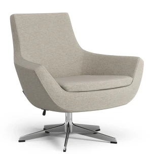 Swedese HAPPY SWING nojatuoli, beige/alumiini kuva