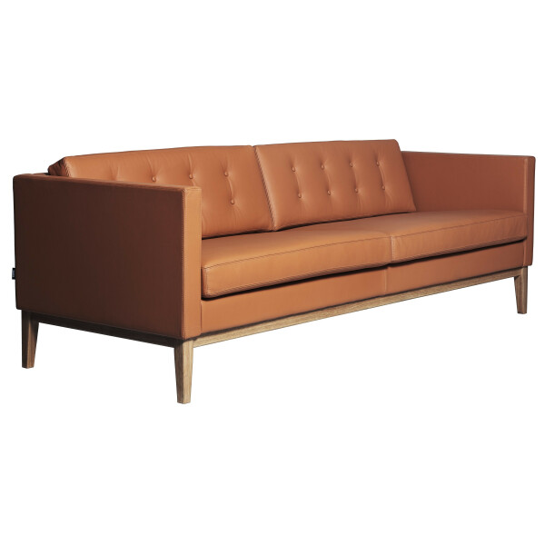 Swedese MADISON 3-sohva nahka elmosoft 54035 natur image