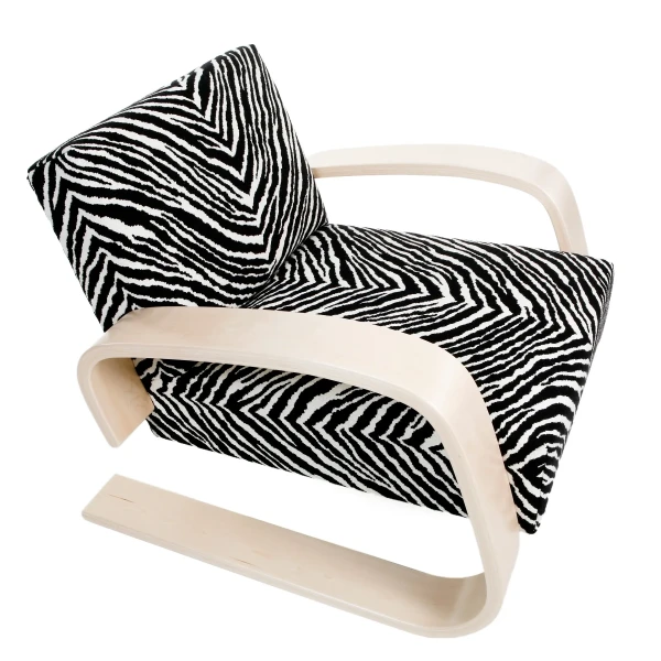 Armchair 400  Tank  clear lacquer zebra kuva