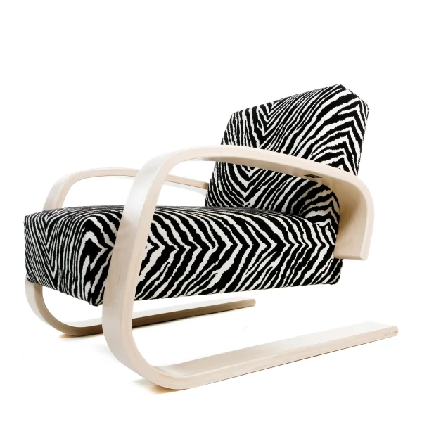 Armchair 400  Tank  clear lacquer zebra master 1 kuva