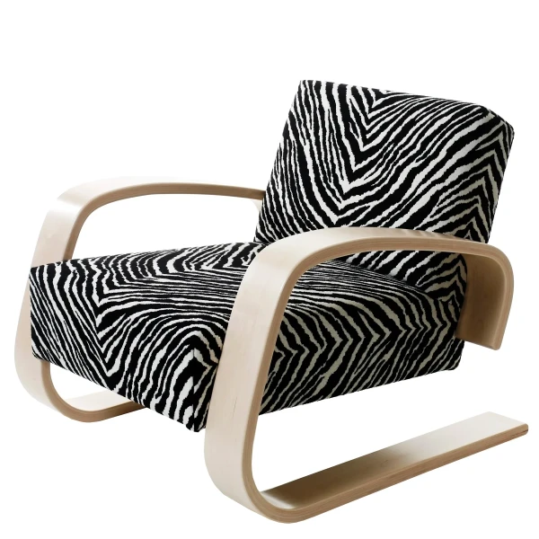 Armchair 400  Tank  clear lacquer zebra master kuva