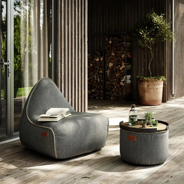 Cobana Lounge Chair Pouf Grey 934f697e 245a 4725 a9a1 cb9c206ff2bd kuva