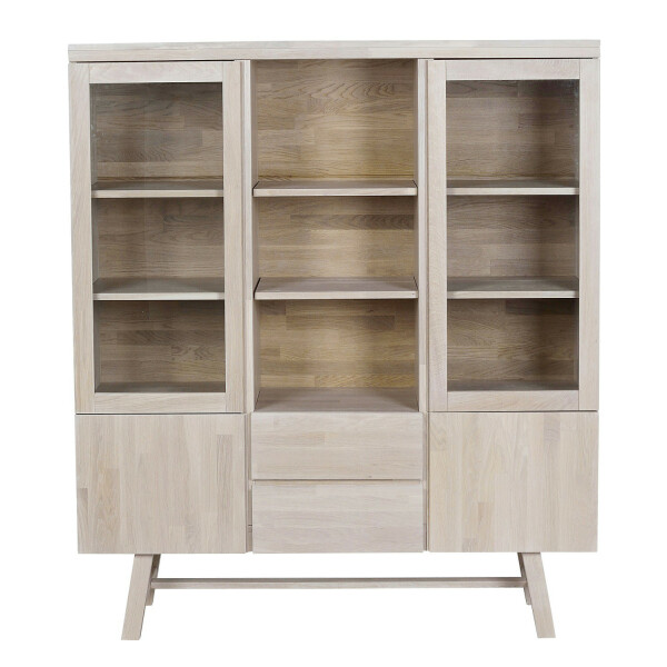 Rowico BROOKLYN highboard whitewash tammi kuva