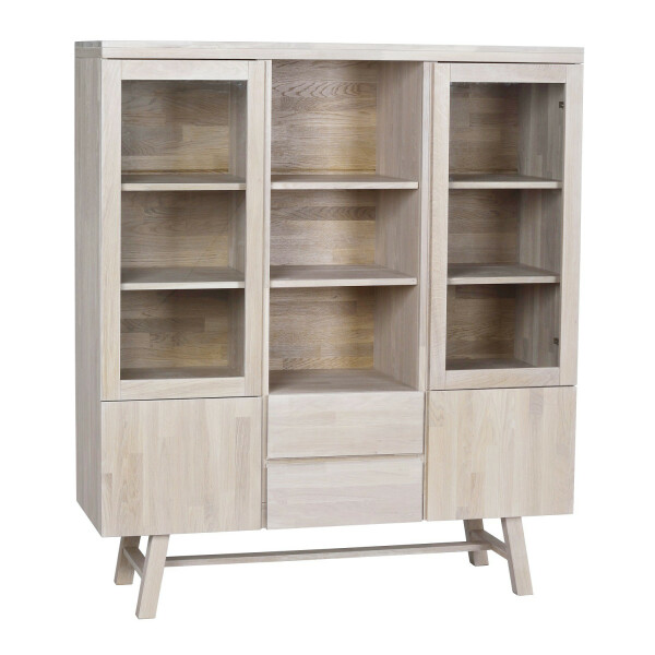 Rowico BROOKLYN highboard whitewash tammi kuva