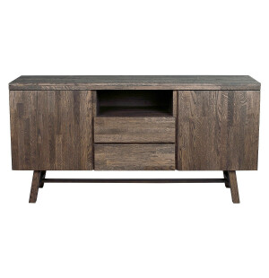 Rowico BROOKLYN sideboard, tummanruskea tammi kuva