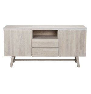 Rowico BROOKLYN sideboard, valkopigmentoitu tammi kuva