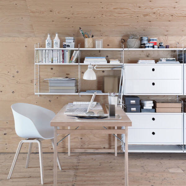 string system workspace white kuva