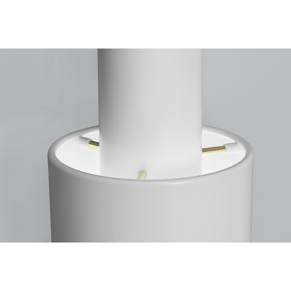 Artek A110 Hand grenade Pendant light white brass detail 1 image