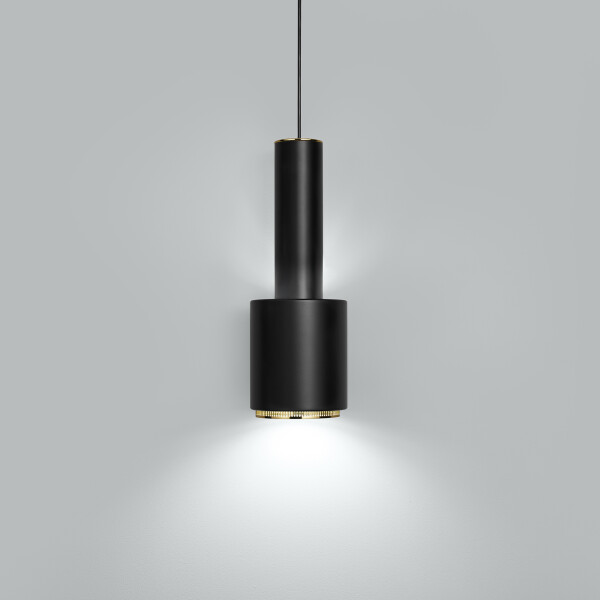 Artek A110 Hand grenade Pendant light black brass image