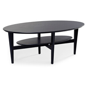 Birger DISTANS 120 soffbord svartbetsad ek image