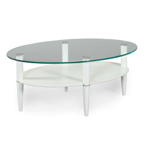 Birger GLASGOW 110 soffbord vitlack image