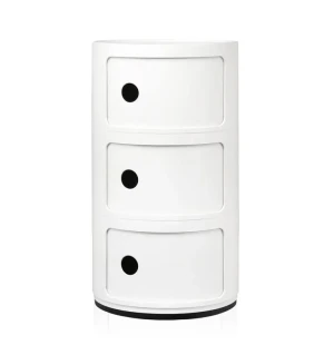 Kartell COMPONIBILI 3-fack förvaringsmöbel, vit (blank) image