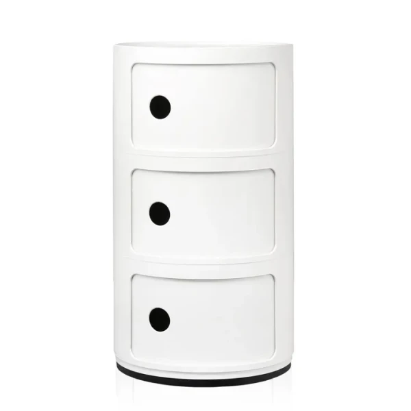Kartell COMPONIBILI 3 sailytyspoyta valkoinen v1 image