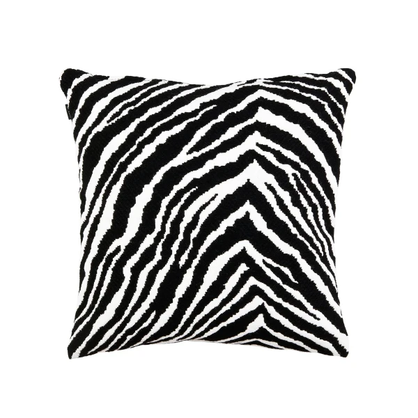 Zebra Cushion Cover 40x40 black cut out master kuva