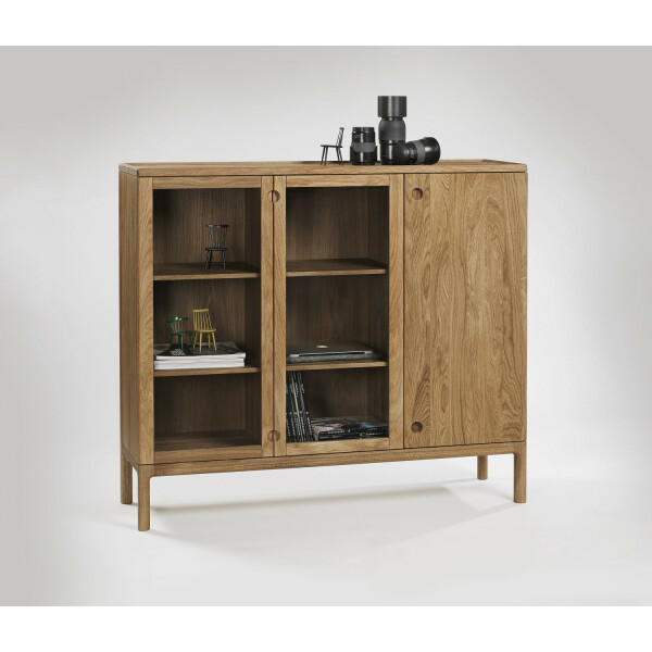 Stolab PRIO sideboard high 120x135x39cm tammi kuva
