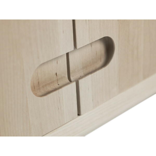 Stolab PRIO vitrine 178x90x39cm koivu kuva