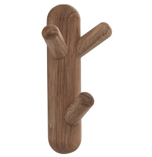 Stolab TOTEM 3-seinäkoukku, öljytty tammi kuva
