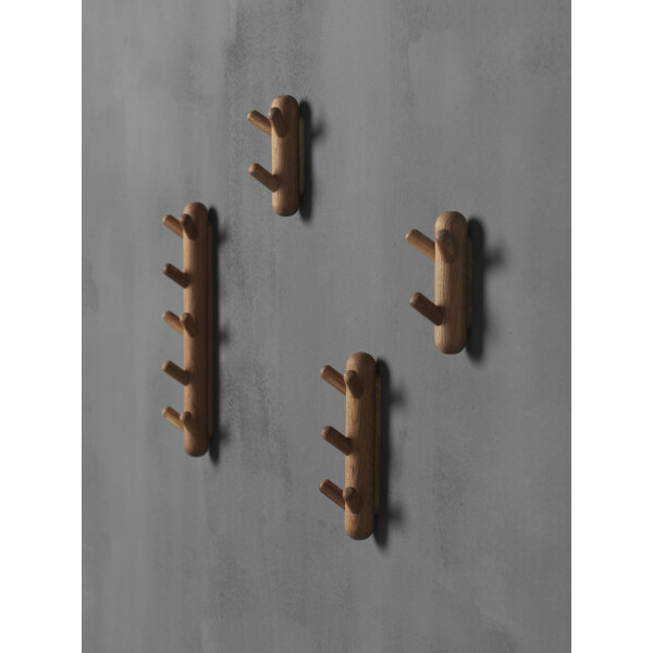 Stolab TOTEM 3-seinäkoukku öljytty tammi image