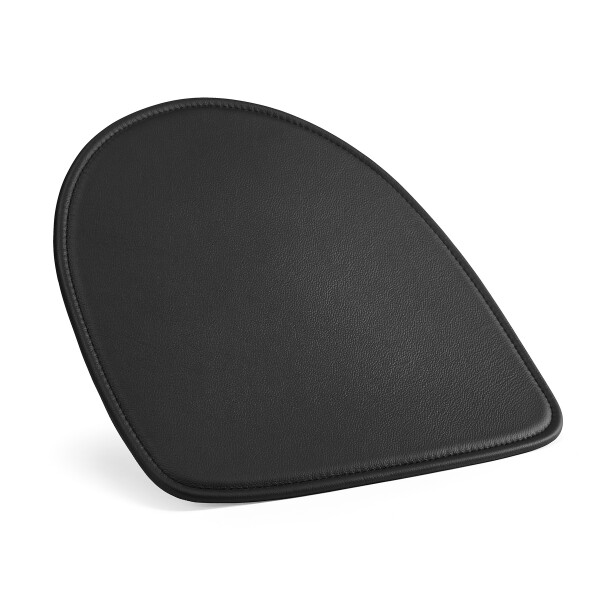 Stolab Lilla Aland Miss Holly leather cushion Sorensen Basic Black kuva