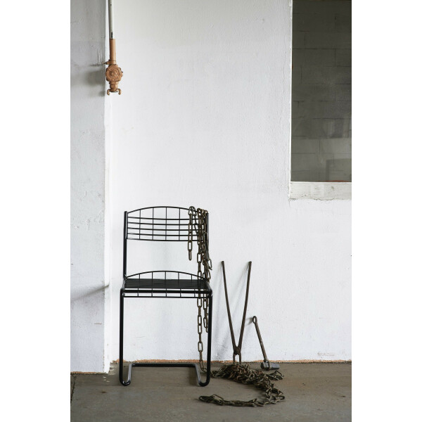 Grythyttan Stålmöbler HIGH-TECH tuoli musta kuva