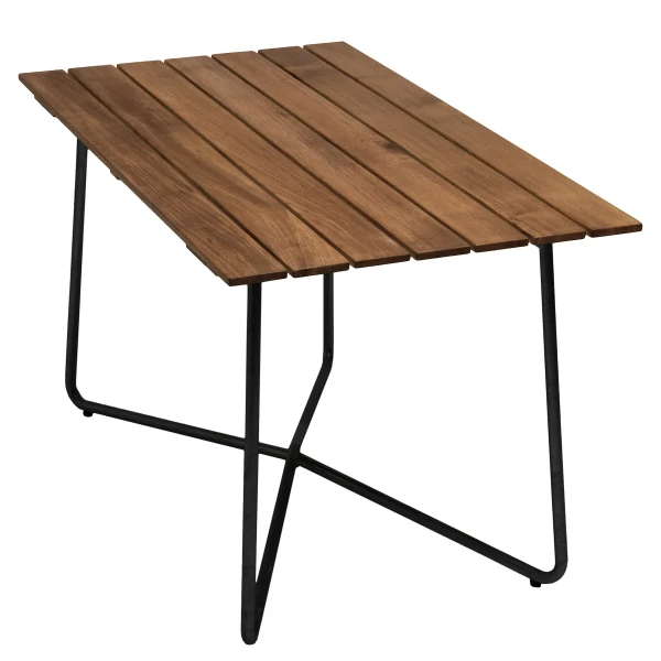 1012534 Bord B25A 120 Teak Svart image