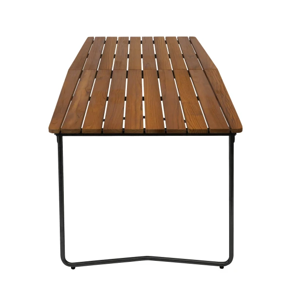 10125381 Bord B31 230 Side Teak Svart kuva