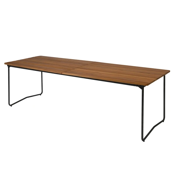 10125381 Bord B31 230 Snett Teak Svart image