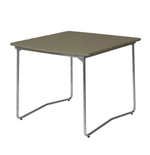 Grythyttan Stålmöbler BORD B31 84, grön/varmförzinkad image