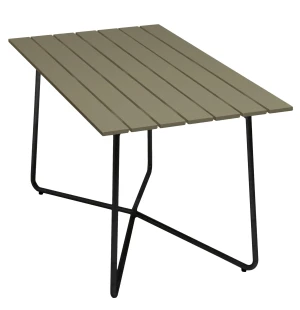 Grythyttan Stålmöbler BORD B25A 120, grön/svart image