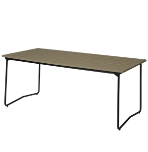 Grythyttan Stålmöbler BORD B31 170, grön/svart image